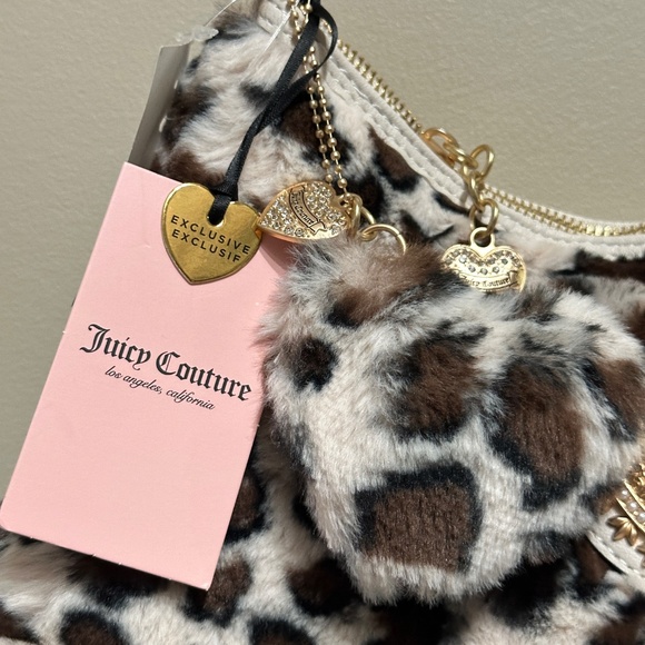 Juicy Couture Snow Leopard Print Shoulder Bag | Y2K - Picture 4 of 12